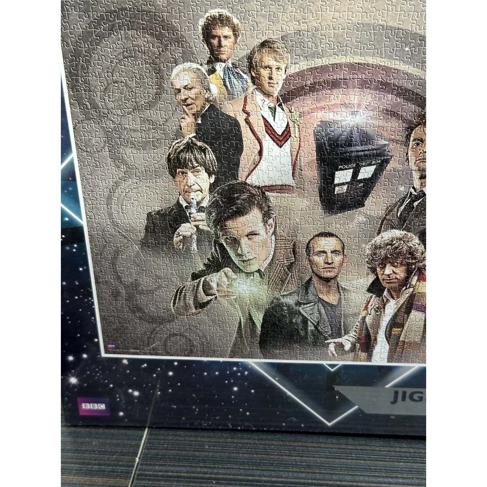 Doctor Who Sealed Vintage Lot Of 2 1000 Piece‎ Puzzles — VERY RARE- BRAND NEW